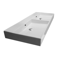 Valdama Unlimited Wall Washbasin 1400 x 450 x 110H without Tap Hole