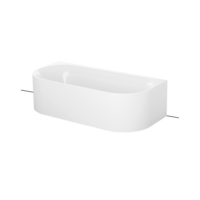 Bette Lux椭圆形I剪影独立式浴缸1700 x 800