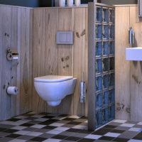 Geesa Nelio浴室配件卫生间卷筒，马桶刷和肥皂分配器